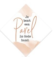Kaart Je bent een parel ruit