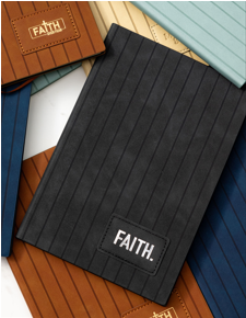 Journal Faith A5 14x21 cm zwart