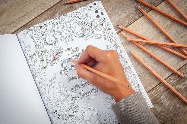The Beloved Psalms coloring book