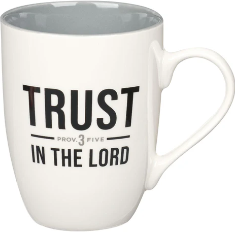 Mok Trust in the Lord Prov 3 five wit/grijs