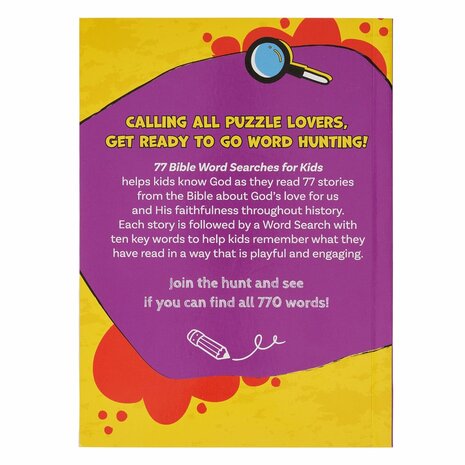 77 Bible Word Searches for kids