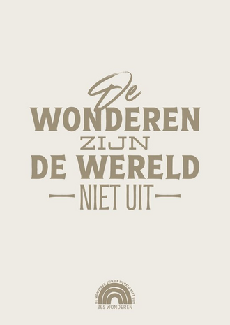 De wonderen zijn de wereld niet uit