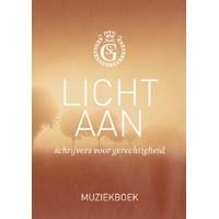 Licht aan muziekboek