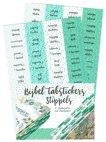 Bijbeltab stickers stippels