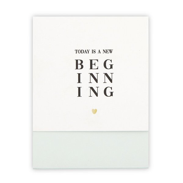 Pocket notepad New Beginning