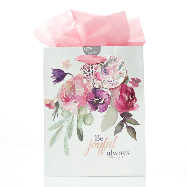 Cadeautas middel &ndash; Be joyful always