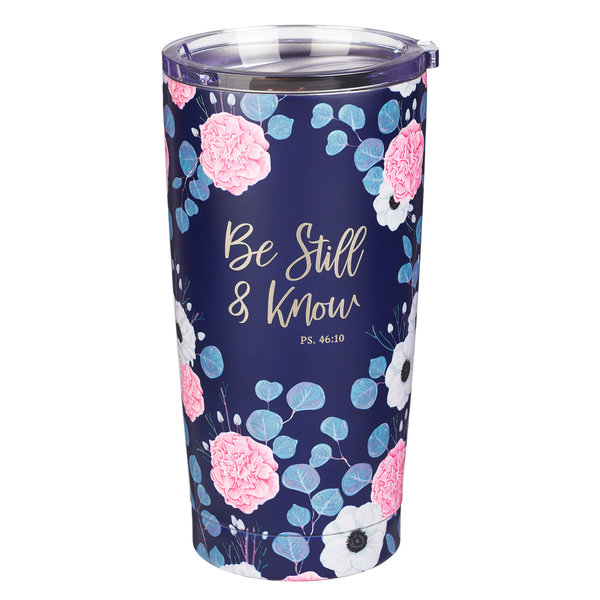 Be Still &amp; Know Stainless Steel Mug - Psalm 46:10