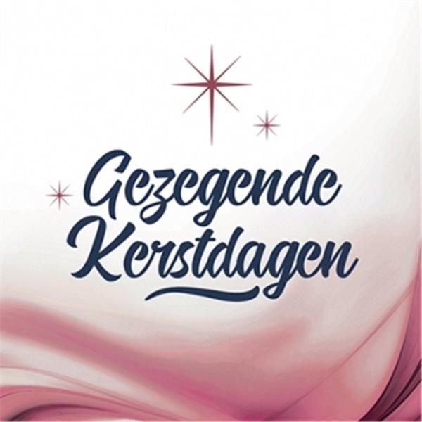 Kerstkaart &#039;Gezegende Kerstdagen&#039;