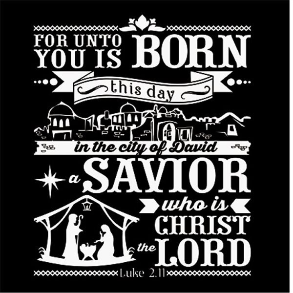 Kaart For unto you is born