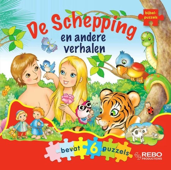 De schepping en andere verhalen Bijbelpuzzelboek