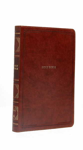 NKJV Thinline Ref. Bible bruin