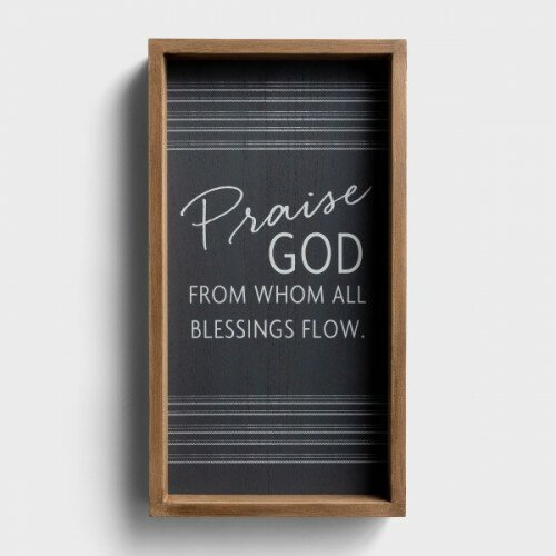 Wandbord Praise God