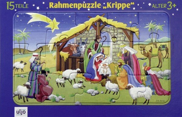 Puzzelplaat Kribbe