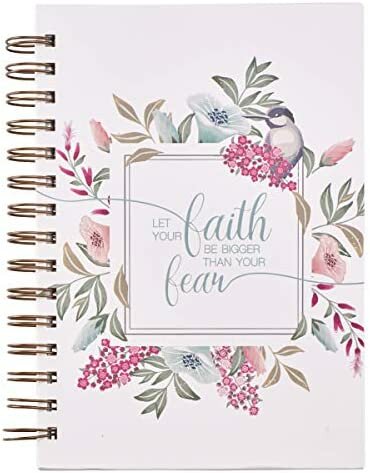 Wirebound journal Let your faith be bigger than your fear