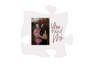 Puzzle piece - Photo frame - You and me