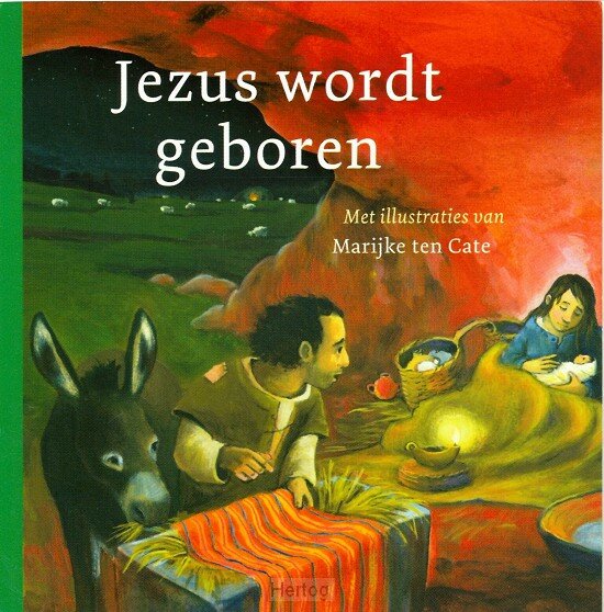 Jezus wordt geboren miniboekje