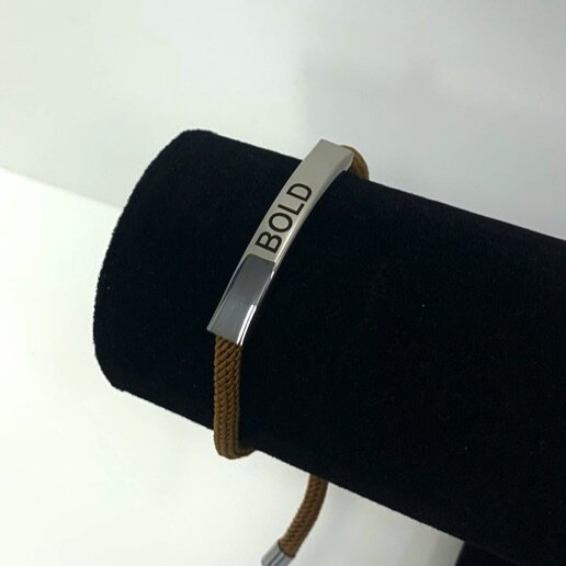 Armband Bold bruin touw