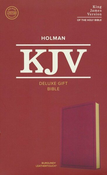 KJV Deluxe Gift Bible bordeauxrood