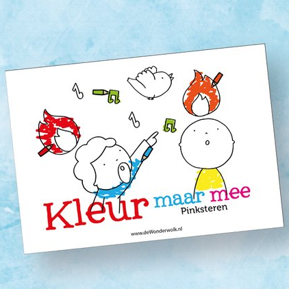 Kleur maar mee - Pinksteren