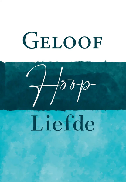 Kaart Geloof, hoop, liefde