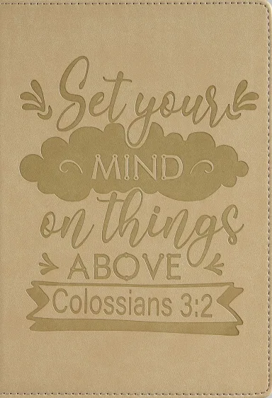 Journal Set your mind leer A5