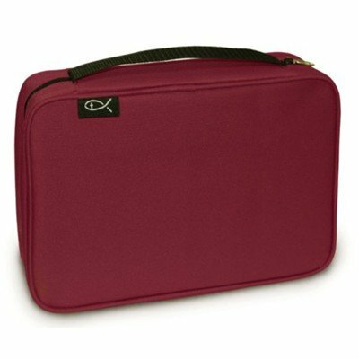 Bijbelomslag medium basic bordeauxrood