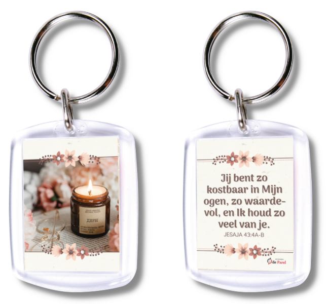 Sleutelhanger Jij bent zo kostbaar