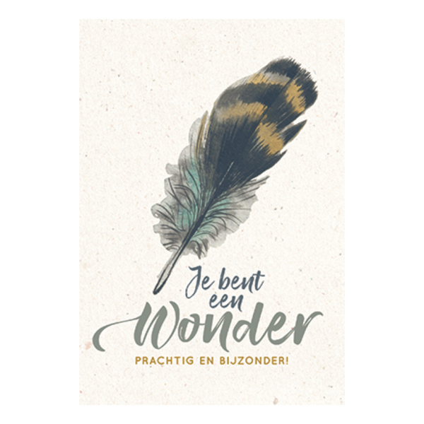 Kaart Je bent een wonder