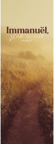 Boekenlegger Immanu&euml;l, God met ons
