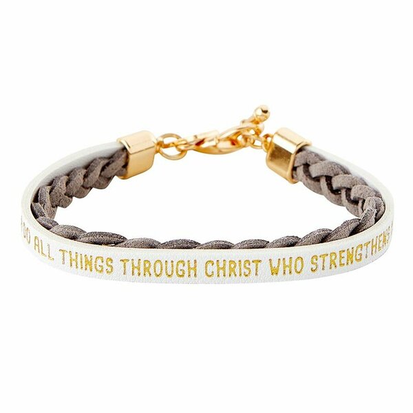 Wikkelarmband I can do all things wit