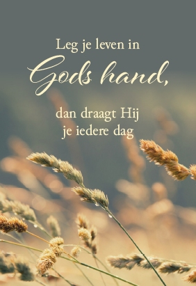 Minikaart Leg je leven in Gods hand
