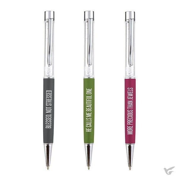 Pen Blessed not stressed kristal