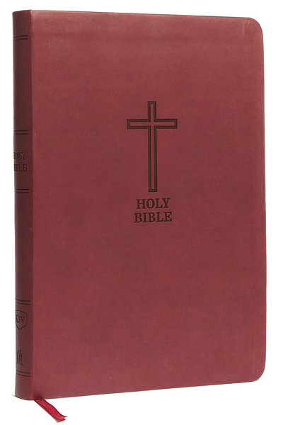 KJV Large Print Value Thinline Bible bordeauxrood