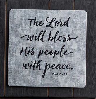 Tabletop The Lord will bless His people with peace