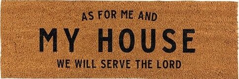 Deurmat As for me and my house