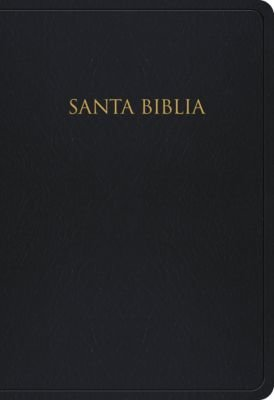 RVR Santa Biblia gift &amp; award zwart nepleer