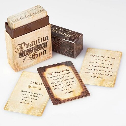 Boxes of blessings - 50 kaarten Praying the names