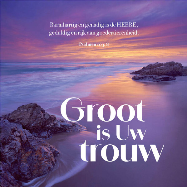Kaart Groot is Uw trouw
