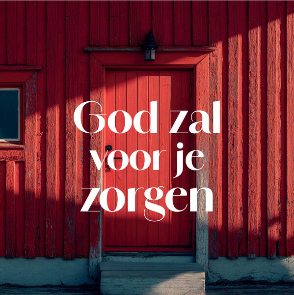 Kaart God zal voor je zorgen