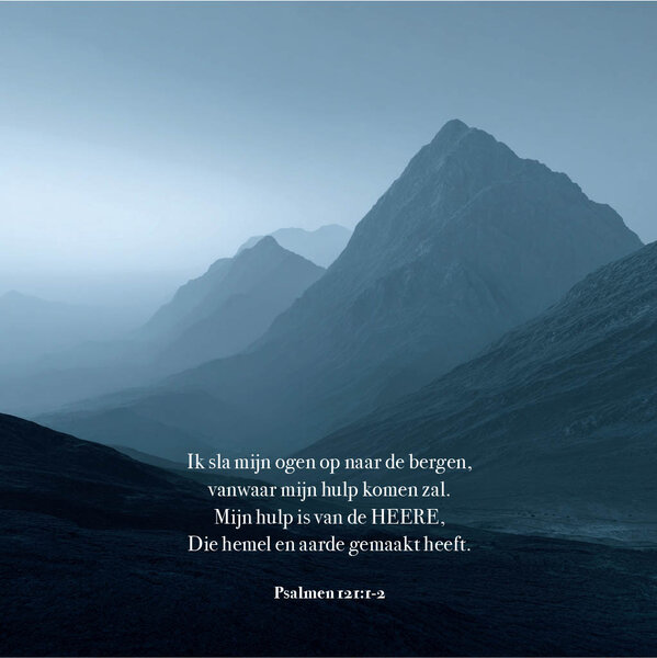 Kaart Bergen Psalm 121:1-2