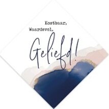 Kaart Kostbaar, waardevol, geliefd! ruit