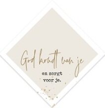 Kaart God houdt van je ruit