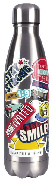 Waterfles stainless steel 'Stay strong' kids