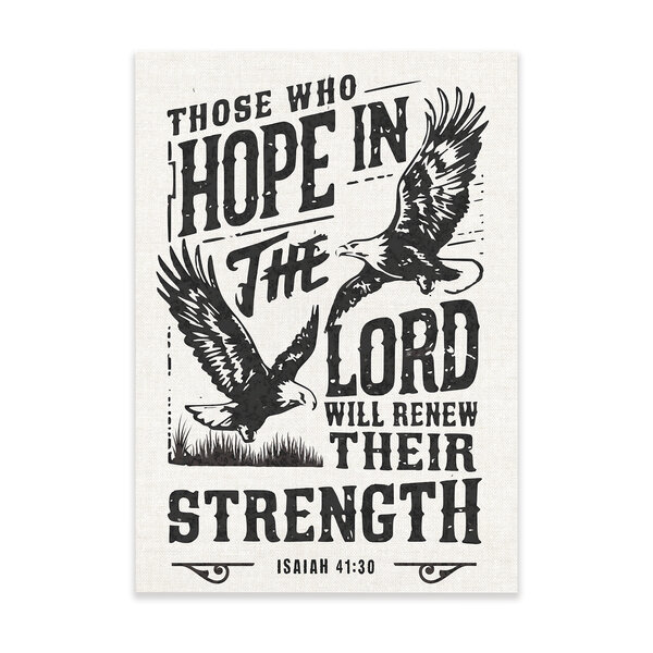 Poster 'Hope in the Lord' A3