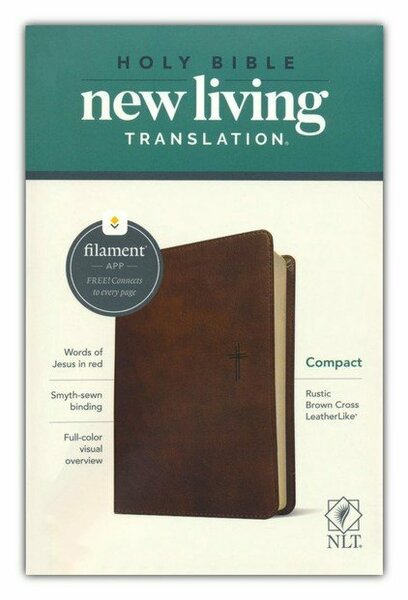 NLT Compact Bible rustiek bruin