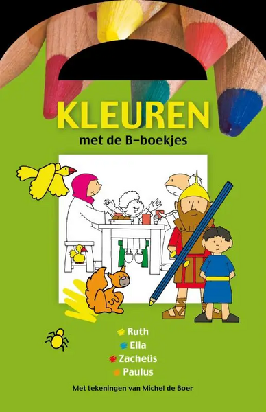 Kleuren met de B-boekjes groen