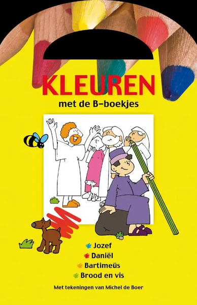 Kleuren met de B-boekjes geel