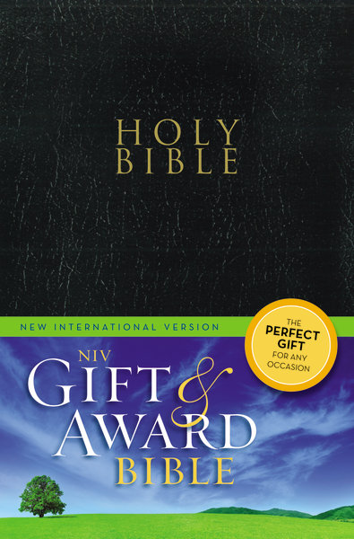 NIV Gift & Award Bible Black Leatherlike