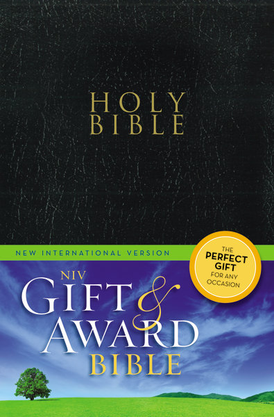 NIV Gift &amp; Award Bible Black Leatherlike