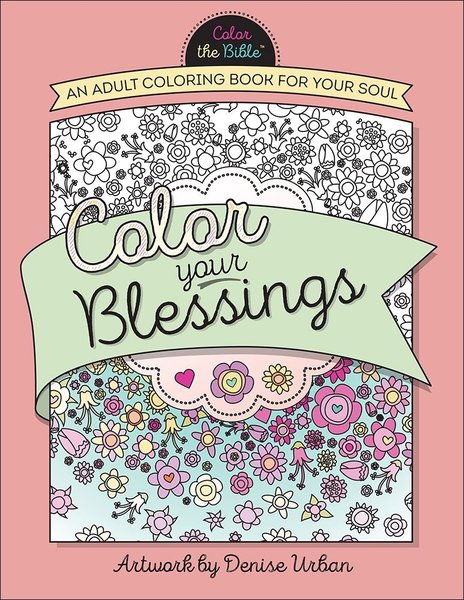 Kleurboek voor volwassenen Colour your Blessings